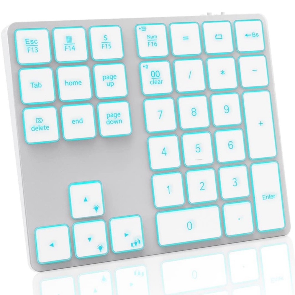 Bluetooth Backlit Numeric Keypad Wireless
